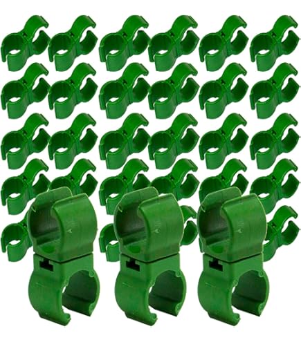 支柱ジョイント 50個 園芸 農作業 クロスバンド 固定 Amazon | RICISUNG 菜園クロスバンド 50本入 園芸 支柱 固定